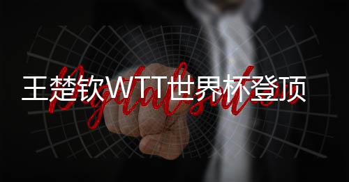 杯登顶实王楚钦W世界现三连冠