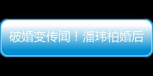 变传柏婚带老破婚潘玮婆一闻作显同工甜蜜后疑