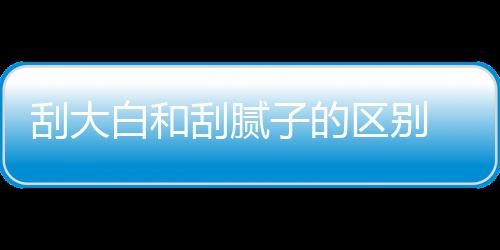 白和呢大白多少平米区别钱一子的刮大刮腻 刮