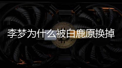 白鹿掉为什么被自称格缺是性原换陷李梦李梦