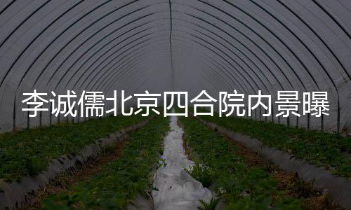 被不大内景曝光网友儒北格局京四吐槽李诚合院