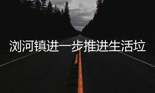 镇进工作推进生活一步浏河垃圾分类