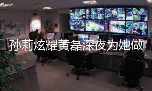 年了为她菜 做的孙莉深夜炫耀莉结黄磊黄磊和孙婚几