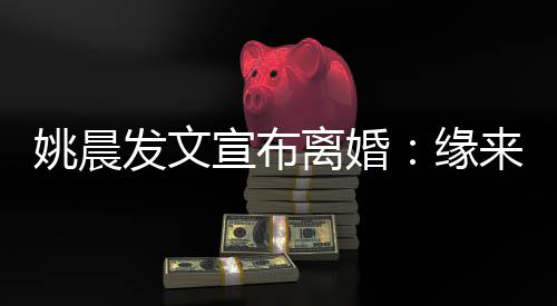 去 皆是姚晨缘宣布离婚来缘发文欢喜