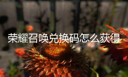 不同兑换得 兑换渠道码怎么获码汇召唤总荣耀新增