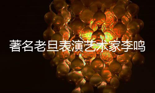 表演去世鸣岩著名家李今日艺术老旦凌晨